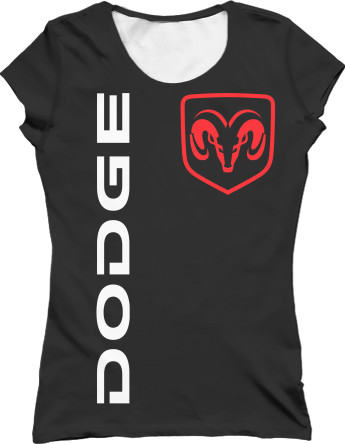 Women's T-Shirt 3D - DODGE [4] - Mfest