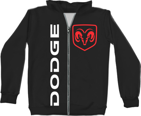 Kids' Zip-through Hoodie 3D - DODGE [4] - Mfest