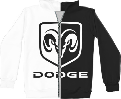 Unisex Zip-through Hoodie 3D - DODGE [1] - Mfest