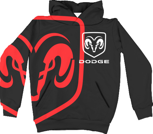 Kids' Hoodie 3D - DODGE [3] - Mfest