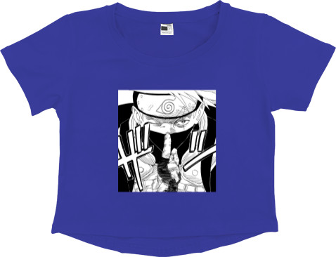 Women's Cropped Premium T-Shirt - NARUTO (MANGA 3) - Mfest