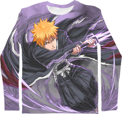 Men's Longsleeve Shirt 3D - Bleach (1) - Mfest