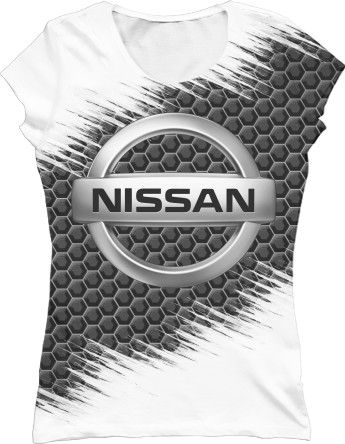 Women's T-Shirt 3D - NISSAN (6) - Mfest