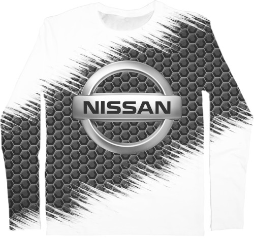 Футболка з Довгим Рукавом Чоловіча 3D - NISSAN (6) - Mfest