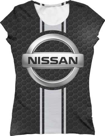 Women's T-Shirt 3D - NISSAN (3) - Mfest