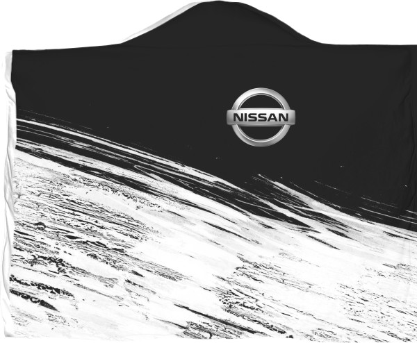 Плед з капюшоном 3D - NISSAN (1) - Mfest