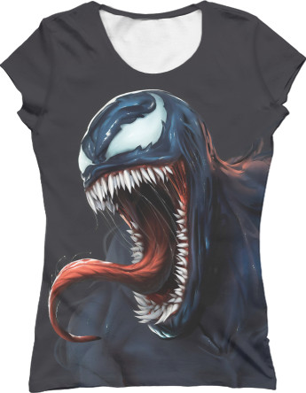 Women's T-Shirt 3D - VENOM [3] - Mfest