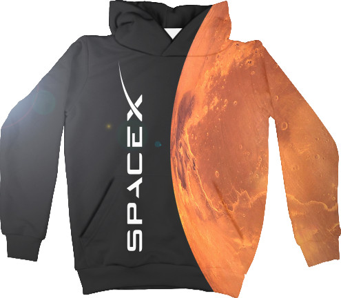 Unisex Hoodie 3D - SpaceX [4] - Mfest