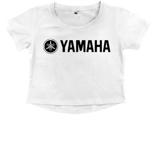 Kids' Premium Cropped T-Shirt - Yamaha (2) - Mfest