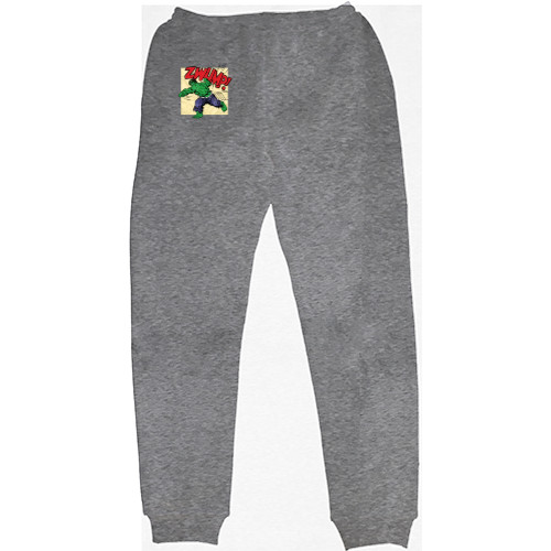 Kids' Sweatpants - Hulk [3] - Mfest