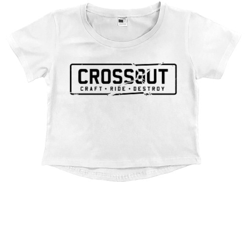 Kids' Premium Cropped T-Shirt - CROSSOUT [8] - Mfest