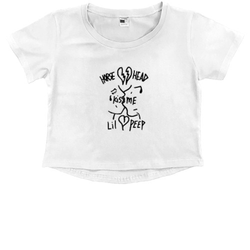 Kids' Premium Cropped T-Shirt - LIL PEEP (9) - Mfest