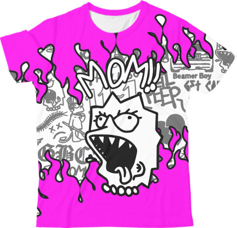 Kids' T-Shirt 3D - LIL PEEP (7) - Mfest