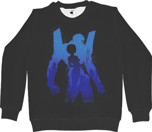 Men's Sweatshirt 3D - EVANGELION (11) - Mfest