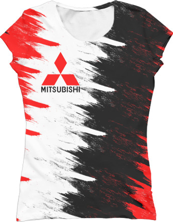 Women's T-Shirt 3D - MITSUBISHI MOTORS [10] - Mfest