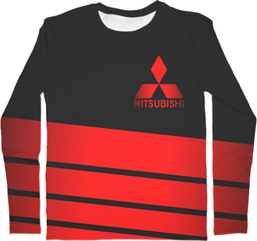 Men's Longsleeve Shirt 3D - MITSUBISHI MOTORS [3] - Mfest