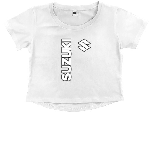 Kids' Premium Cropped T-Shirt - SUZUKI [4] - Mfest