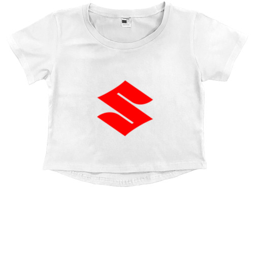 Kids' Premium Cropped T-Shirt - SUZUKI [5] - Mfest