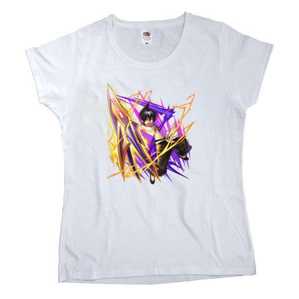 Women's T-shirt Fruit of the loom - КОРОЛЬ ШАМАН 5 - Mfest