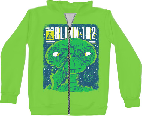 Unisex Zip-through Hoodie 3D - Blink-182 [16] - Mfest