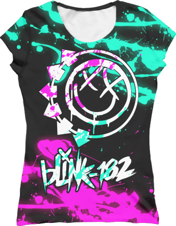 Women's T-Shirt 3D - Blink-182 [10] - Mfest