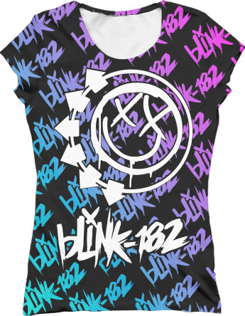 Women's T-Shirt 3D - Blink-182 [12] - Mfest