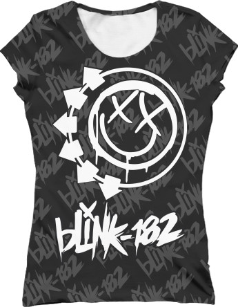 Women's T-Shirt 3D - Blink-182 [13] - Mfest