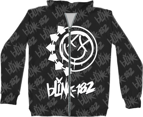 Kids' Zip-through Hoodie 3D - Blink-182 [13] - Mfest