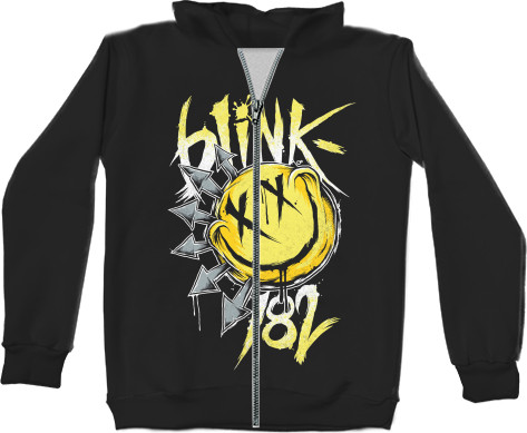 Unisex Zip-through Hoodie 3D - Blink-182 [7] - Mfest