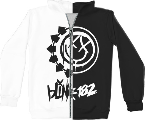 Unisex Zip-through Hoodie 3D - Blink-182 [6] - Mfest