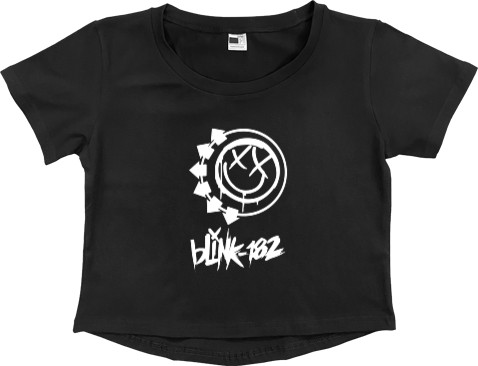 Women's Cropped Premium T-Shirt - Blink-182 [2] - Mfest