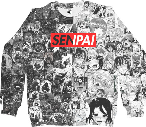 Men's Sweatshirt 3D - SENPAI [4] - Mfest