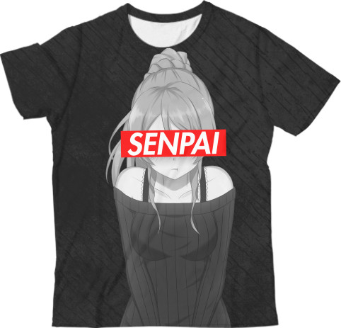 Kids' T-Shirt 3D - SENPAI [2] - Mfest