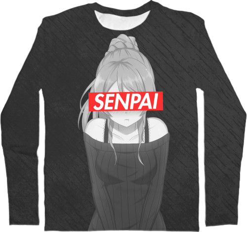 Kids' Longsleeve Shirt 3D - SENPAI [2] - Mfest