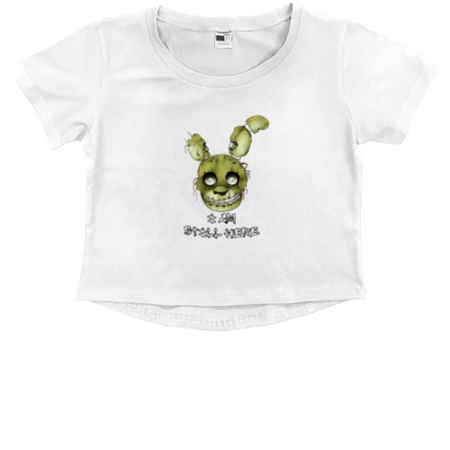 Kids' Premium Cropped T-Shirt - FNAF [4] - Mfest