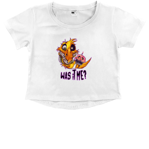 Kids' Premium Cropped T-Shirt - FNAF [5] - Mfest