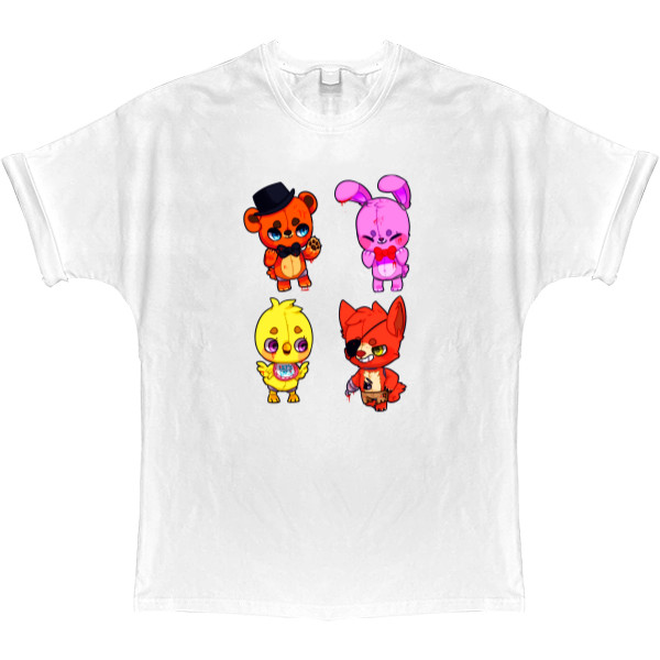 T-shirt Oversize - FNAF [1] - Mfest