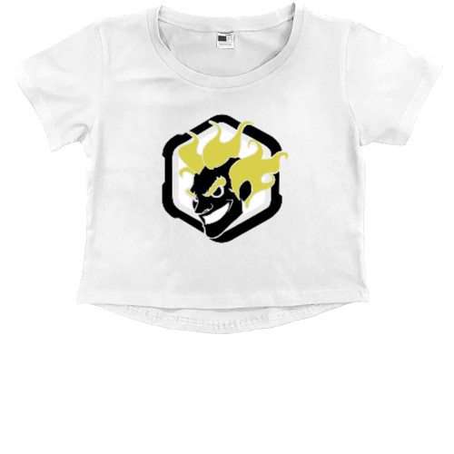 Kids' Premium Cropped T-Shirt - OVERWATCH [9] - Mfest