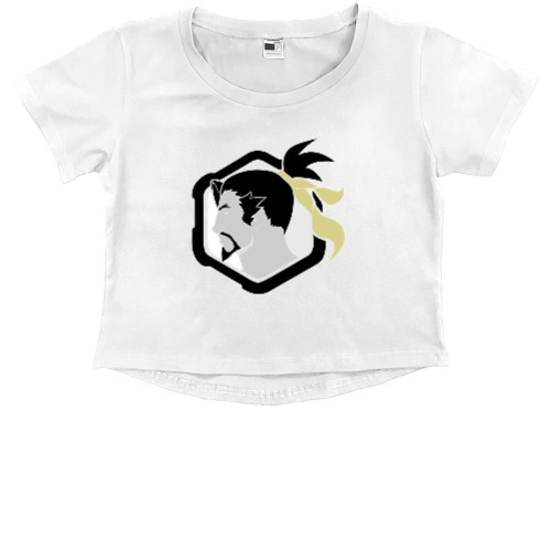 Kids' Premium Cropped T-Shirt - OVERWATCH [8] - Mfest