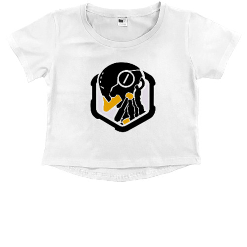 Kids' Premium Cropped T-Shirt - OVERWATCH [7] - Mfest