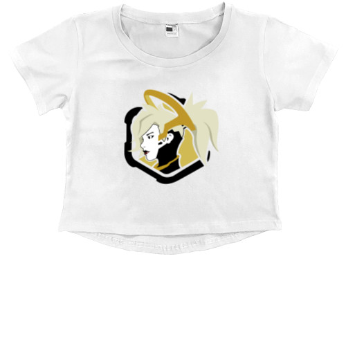 Kids' Premium Cropped T-Shirt - OVERWATCH [6] - Mfest