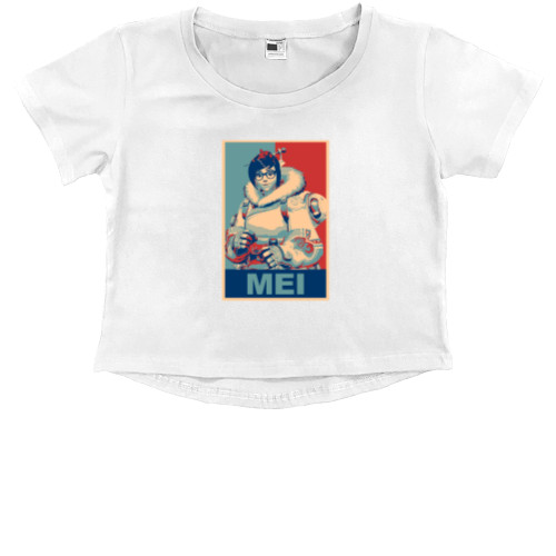 Kids' Premium Cropped T-Shirt - OVERWATCH (MEI) - Mfest