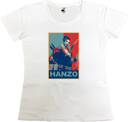 Women's Premium T-Shirt - OVERWATCH (HANZO) - Mfest