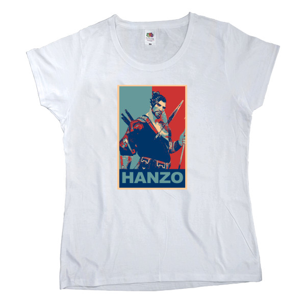 Women's T-shirt Fruit of the loom - OVERWATCH (HANZO) - Mfest