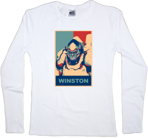 Women's Longsleeve Shirt - OVERWATCH (WINSTON) - Mfest