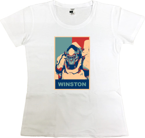 Women's Premium T-Shirt - OVERWATCH (WINSTON) - Mfest