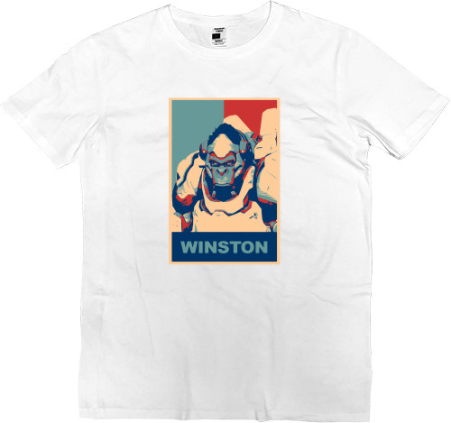 Men’s Premium T-Shirt - OVERWATCH (WINSTON) - Mfest