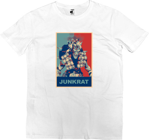 Men’s Premium T-Shirt - OVERWATCH (JUNKRAT) - Mfest