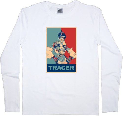 Men's Longsleeve Shirt - OVERWATCH (TRACER) - Mfest