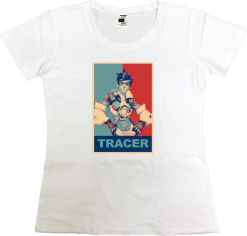 Women's Premium T-Shirt - OVERWATCH (TRACER) - Mfest